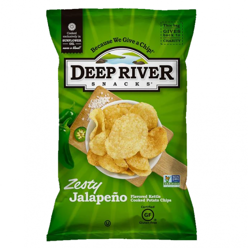 Americatessen - Deep River Zesty Jalapeño Chips 57g