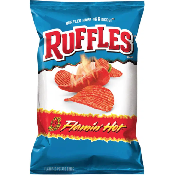 Americatessen - Frito Lay Ruffles Flamin' Hot 184g